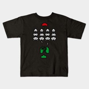 8 bit Invaders Kids T-Shirt